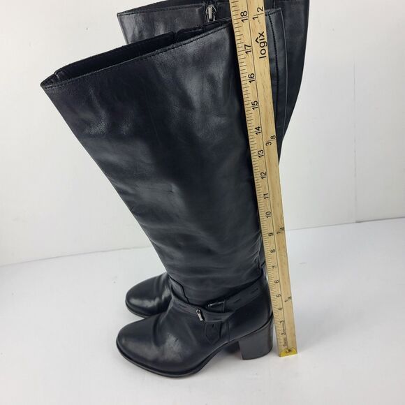 Naturalizer Kamora Women's Knee High Boots Black Faux Leather 7.5W Wide Calf - Picture 3 of 16